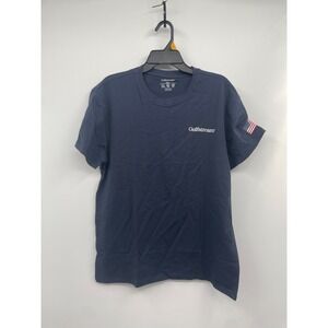 Gulfstream Men's Text Aircraft Design T‑Shirt Black Size L Cotton